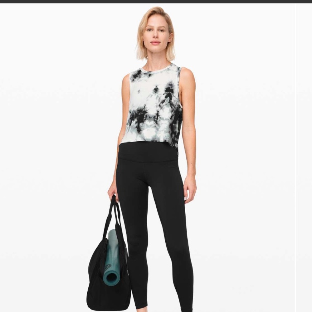 Lululemon Train to Be Tank *Shibori Deep Coal M (fits big)